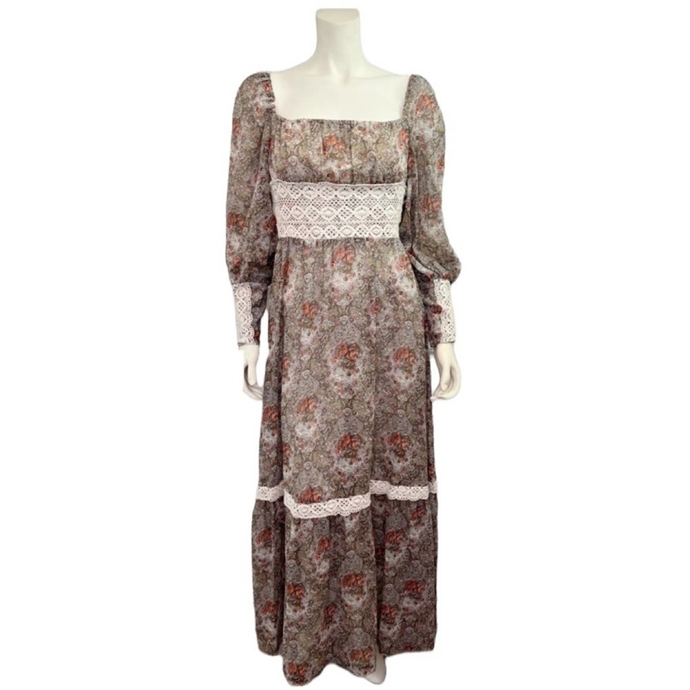 70’s Vicky Vaugh Maxi Dress